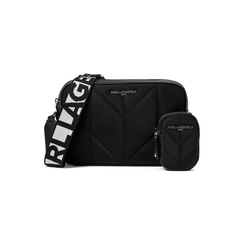 Paris Maybelle Graphic Camera Crossbody, Solid Black :O